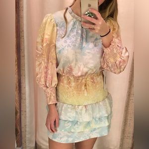 Amanda Uprichard colorful dress